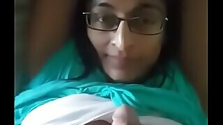 magnificent bhabi deep-throating tighten one's league together dick, smashed